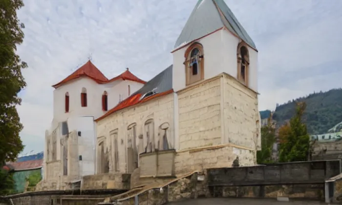 Kostel svatého Gotharda (Brozany nad Ohří) – akvarel