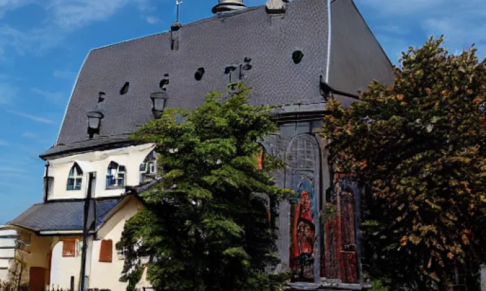 Kostel svatého Gotharda (Slaný) – zima