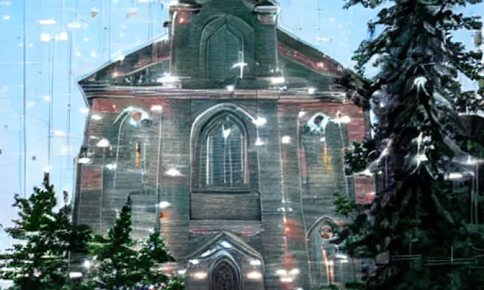 Kostel svatého Havla (Štolmíř) – noc