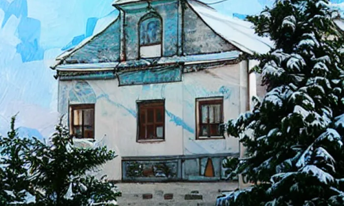 Kostel svatého Havla (Štolmíř) – winter
