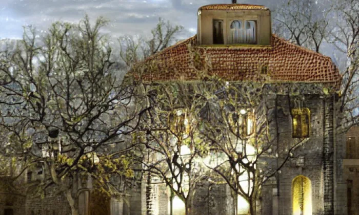 Kostel svatého Havla (Chlumec) – noc