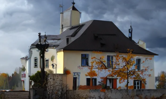Kostel svatého Havla (Chocnějovice) – autumn