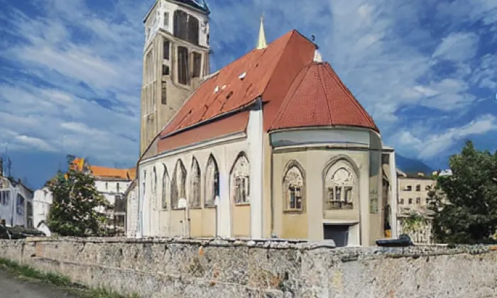 kostel svatého Havla (Hošťalovice) – noc