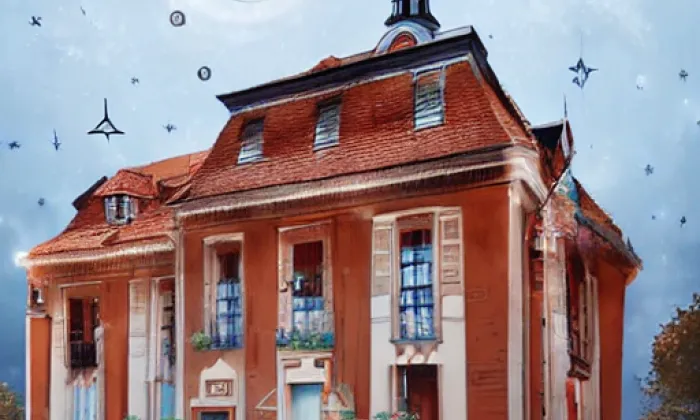 Kostel svatého Havla (Liběchov) – noc