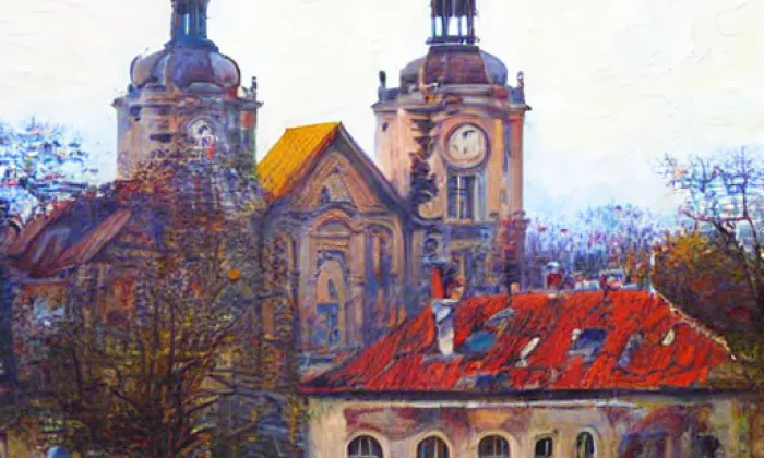 Kostel svatého Havla (Rožďalovice) – summer