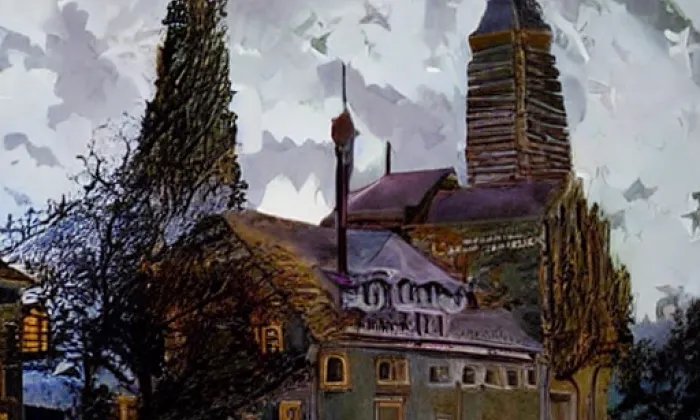 Kostel svatého Havla (Skalsko) – noc