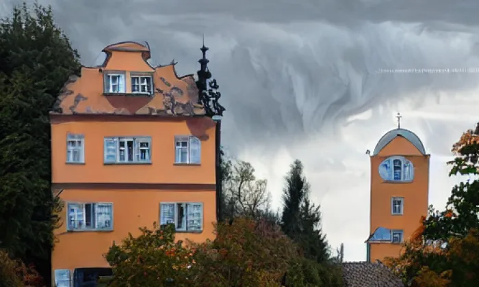 Kostel svatého Havla (Tuhaň) – autumn