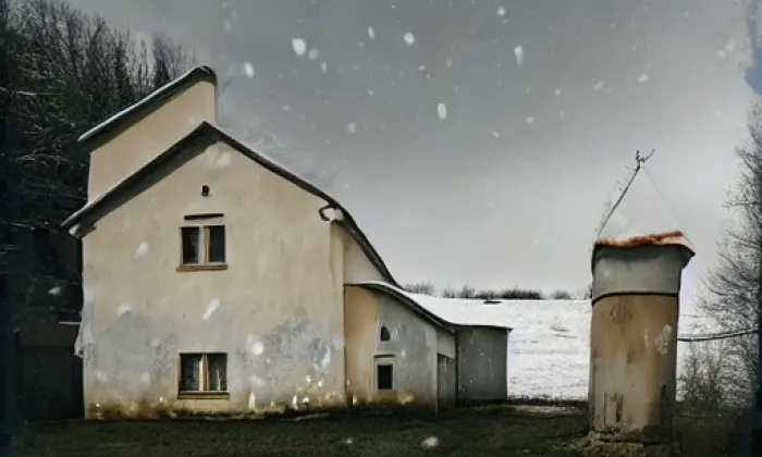 Kostel svatého Havla (Tuhaň) – winter