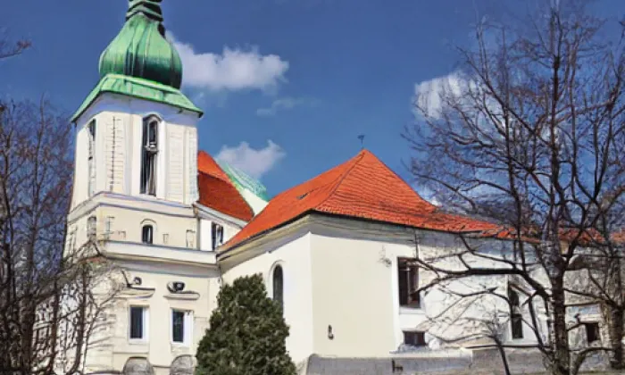 Kostel svatého Havla (Zbraslav) – jaro