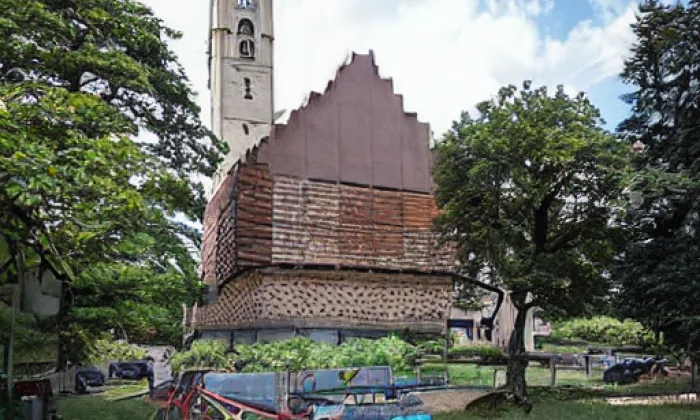 kostel svatého Havla v Poříčí nad Sázavou – autumn
