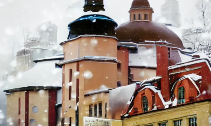 Kostel svatého Hippolyta – winter