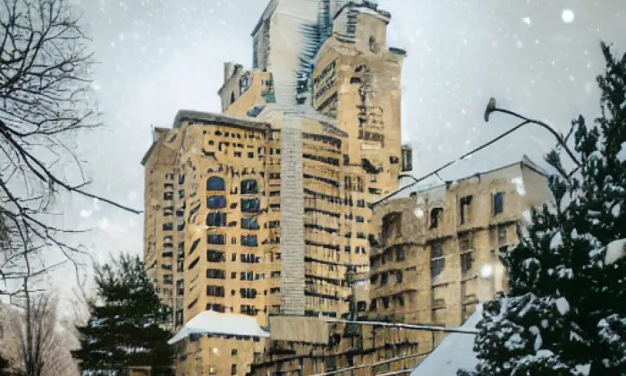 Kostel svatého Ignáce z Loyoly v Praze – winter