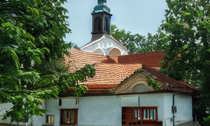 Kostel svatého Jakuba (Žatec) – autumn