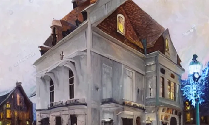 Kostel svatého Jakuba (Černčice) – noc