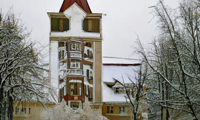 Kostel svatého Jakuba (Bílá Třemešná) – winter
