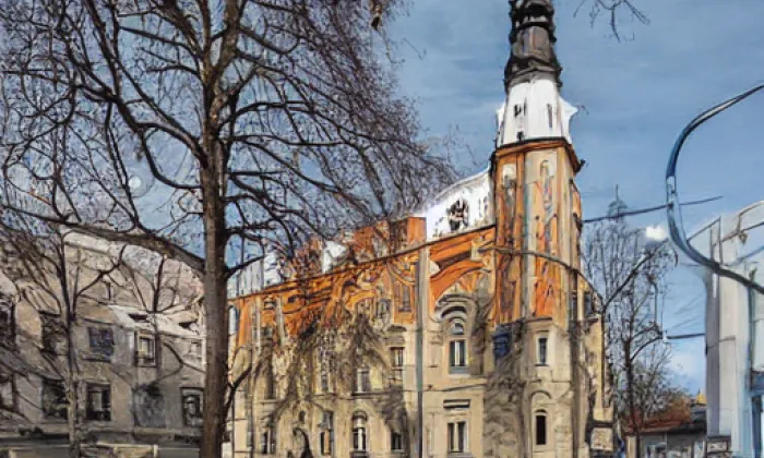 kostel svatého Jakuba (Chroustovice) – podzim