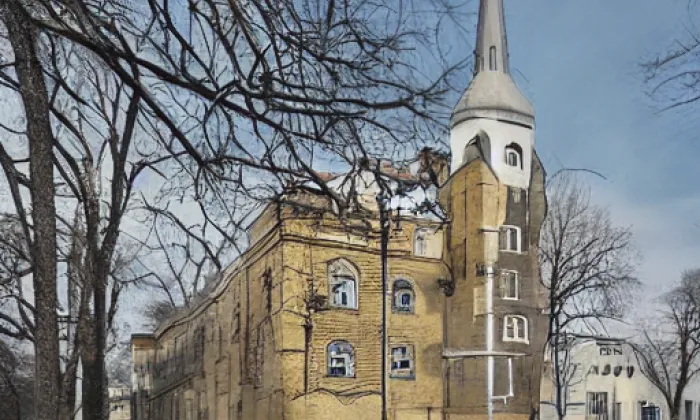 kostel svatého Jakuba (Chroustovice) – noc