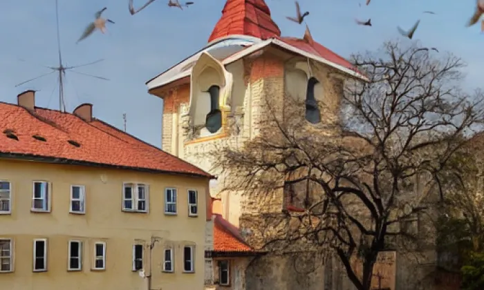 Kostel svatého Jakuba (Hostivice) – summer