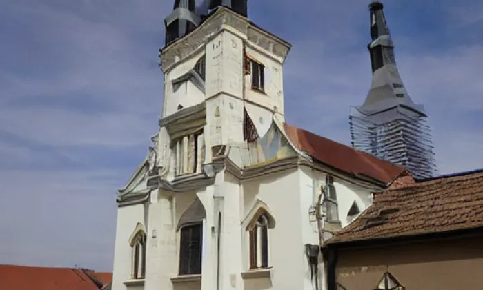 Kostel svatého Jakuba (Hvězdlice) – zima