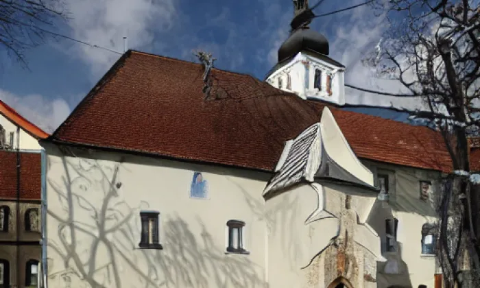 Kostel svatého Jakuba (Jílovice) – jaro