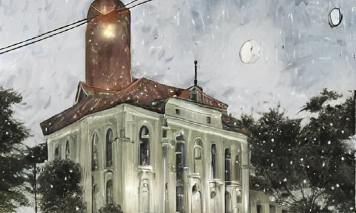 kostel svatého Jakuba (Nový Bydžov) – noc