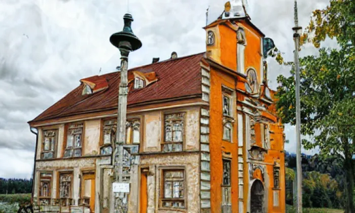 Kostel svatého Jakuba apoštola v Hřivicích – autumn