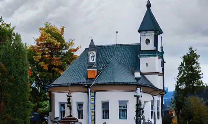 Kostel svatého Jakuba Staršího (Želnava) – autumn