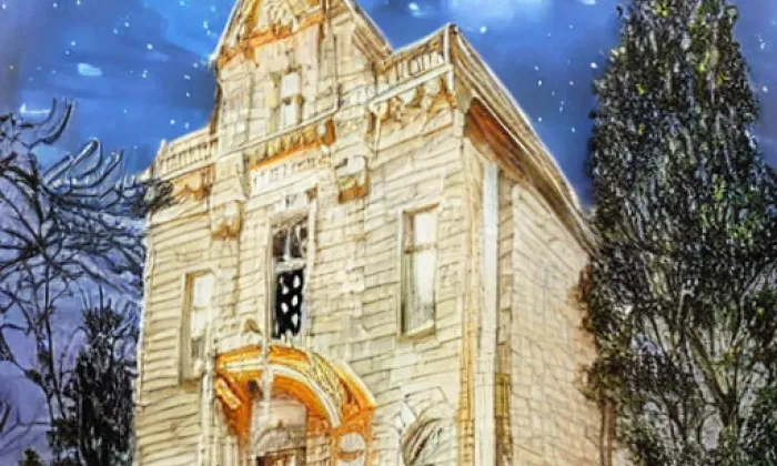 Kostel svatého Jakuba Staršího (Řisuty) – noc