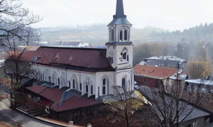 kostel svatého Jakuba Staršího (Bystřec) – winter