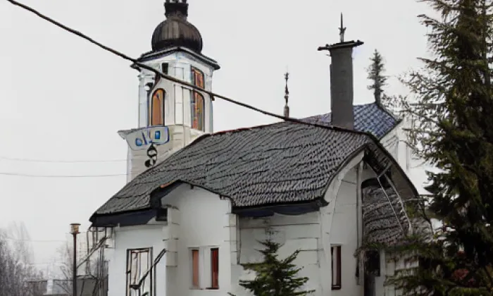 kostel svatého Jakuba Staršího (Cvrčovice) – winter