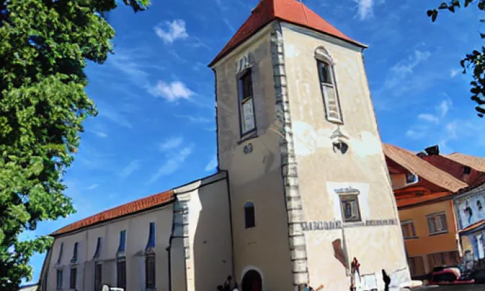 kostel svatého Jakuba Staršího (Krhov) – jaro