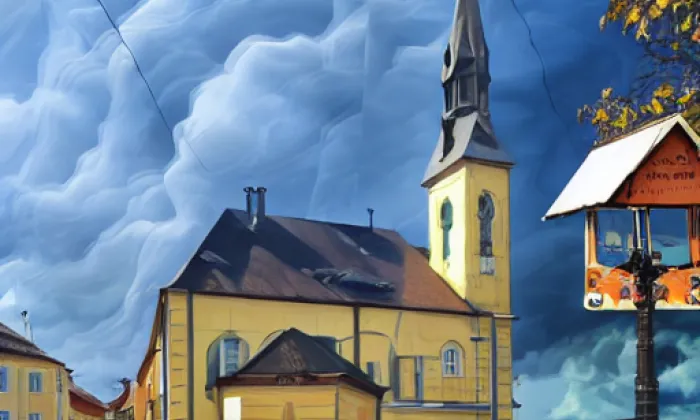 kostel svatého Jakuba Staršího (Příbram) – autumn