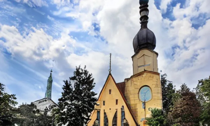Kostel svatého Jakuba Staršího (Pomezí nad Ohří) – summer