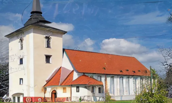 kostel svatého Jakuba Staršího (Rašov) – winter