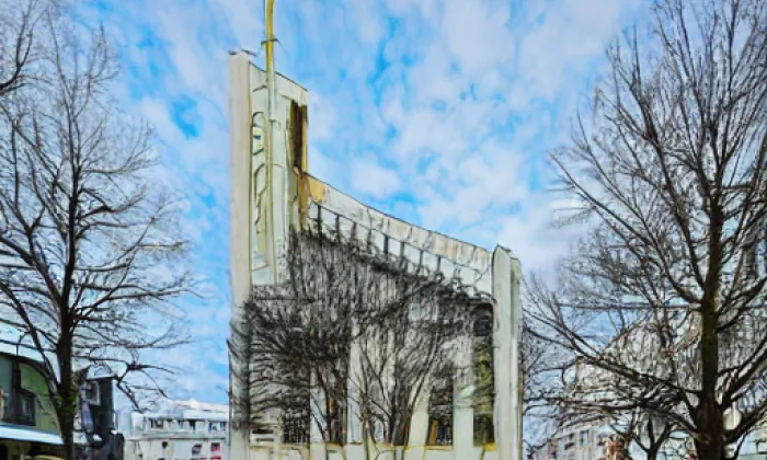 kostel Svatého Jakuba Staršího (Stračov) – jaro