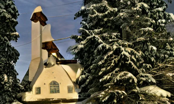 Kostel svatého Jakuba Staršího (Světec) – winter