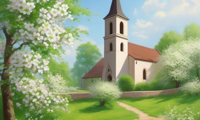 Kostel svatého Jakuba Staršího (Vetlá) – spring