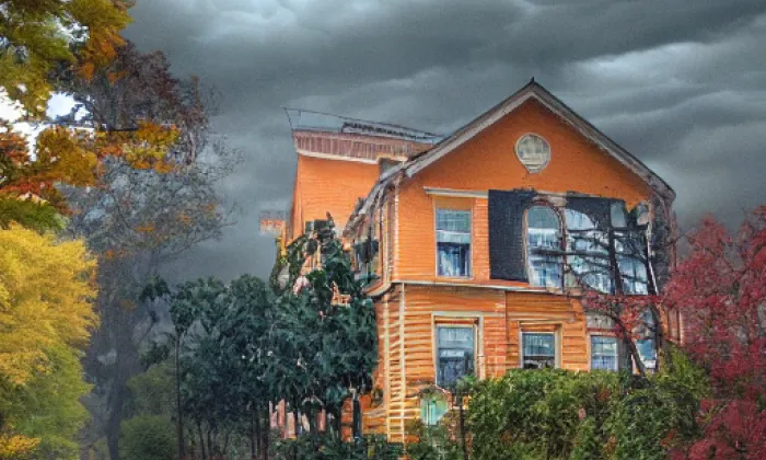 Kostel svatého Jakuba Staršího v Kvítkově – autumn