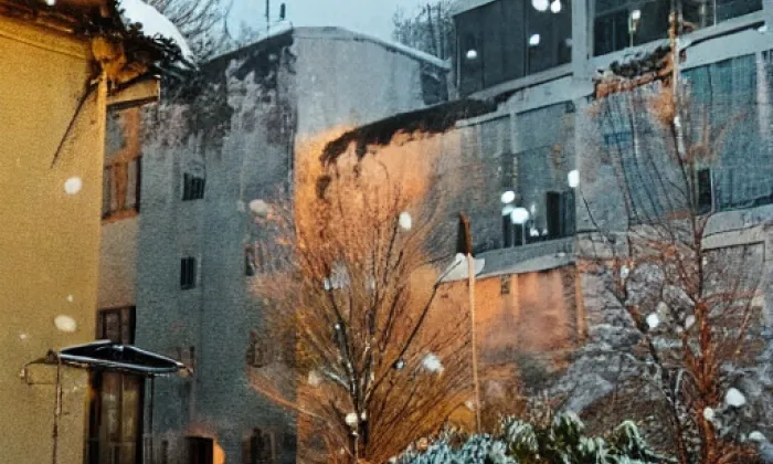 Kostel svatého Jakuba Staršího v Kvítkově – winter