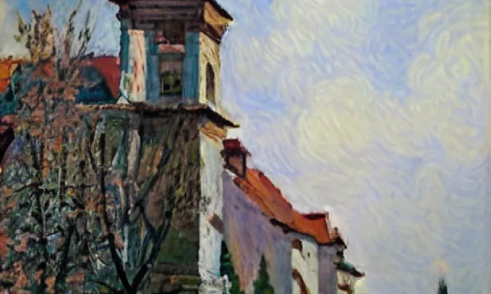 kostel svatého Jakuba Většího (Želetice) – jaro