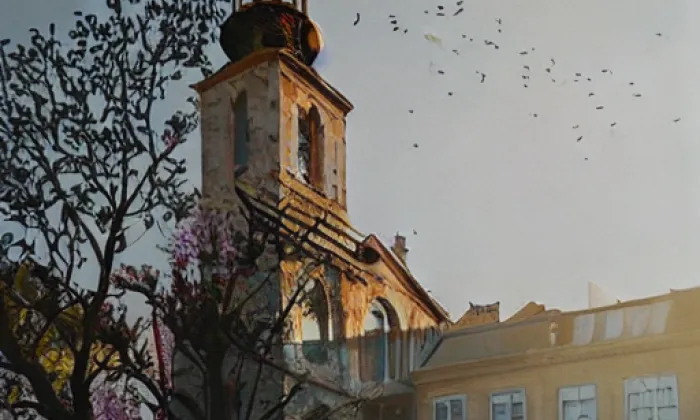 kostel svatého Jakuba Většího (Želetice) – léto