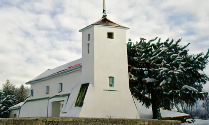 kostel svatého Jakuba Většího (Černín) – winter