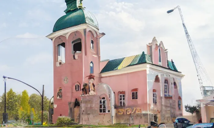 Kostel svatého Jakuba Většího (Červený Kostelec) – jaro