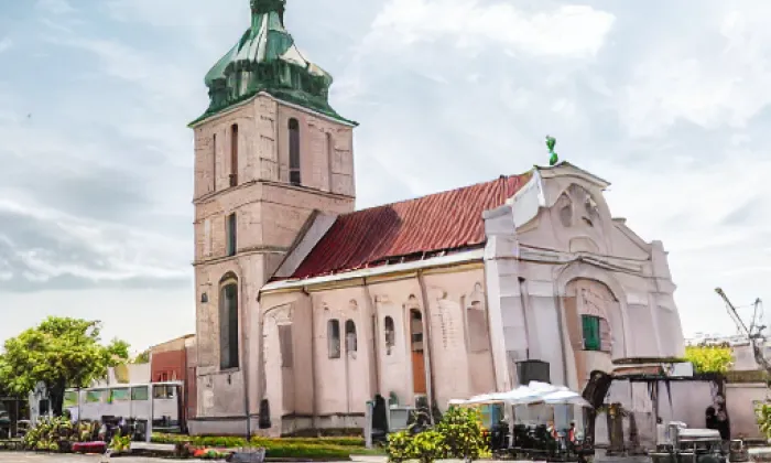 Kostel svatého Jakuba Většího (Červený Kostelec) – zima