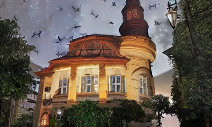 Kostel svatého Jakuba Většího (Dalečín) – noc