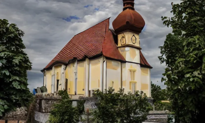 Kostel svatého Jakuba Většího (Dalečín) – zima