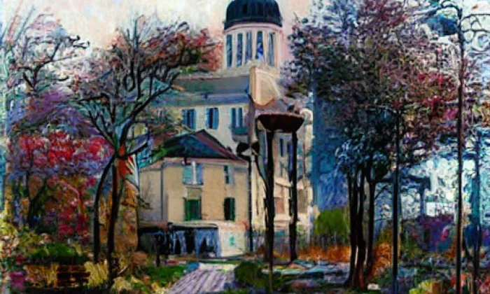 kostel svatého Jakuba Většího (Křeč) – spring