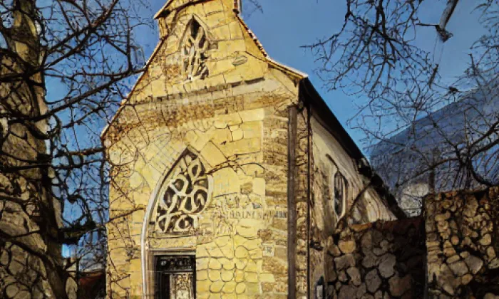 Kostel svatého Jakuba Většího (Lahovice) – autumn