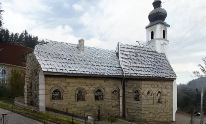 Kostel svatého Jakuba Většího (Lesnice) – winter