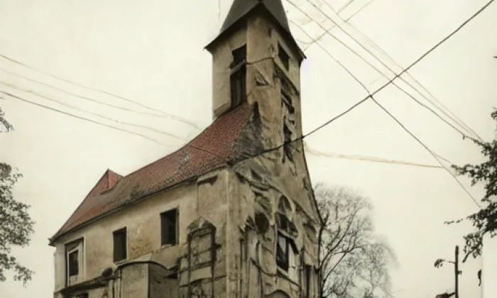 Kostel svatého Jakuba Většího (Močidlec (Pšov)) – winter